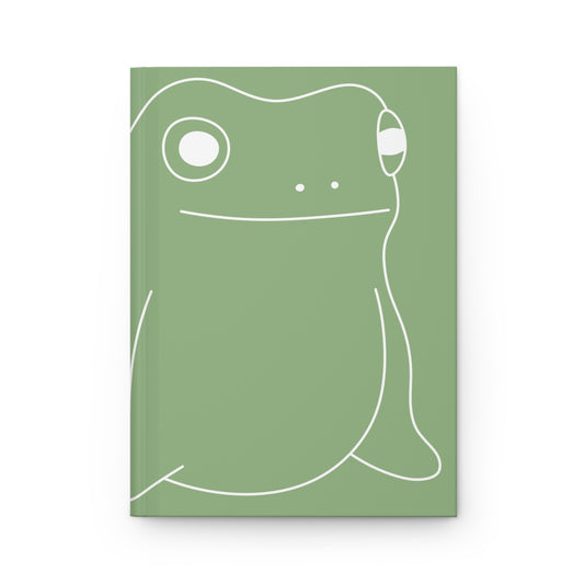 GLF Derpy Frog Hardcover Journal - Sage