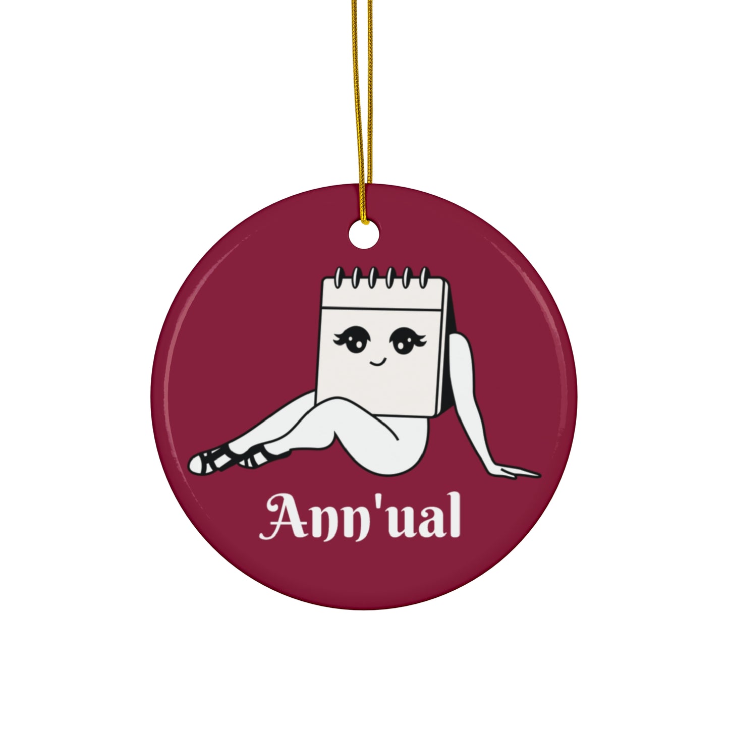 Ann'ual Ceramic Ornament