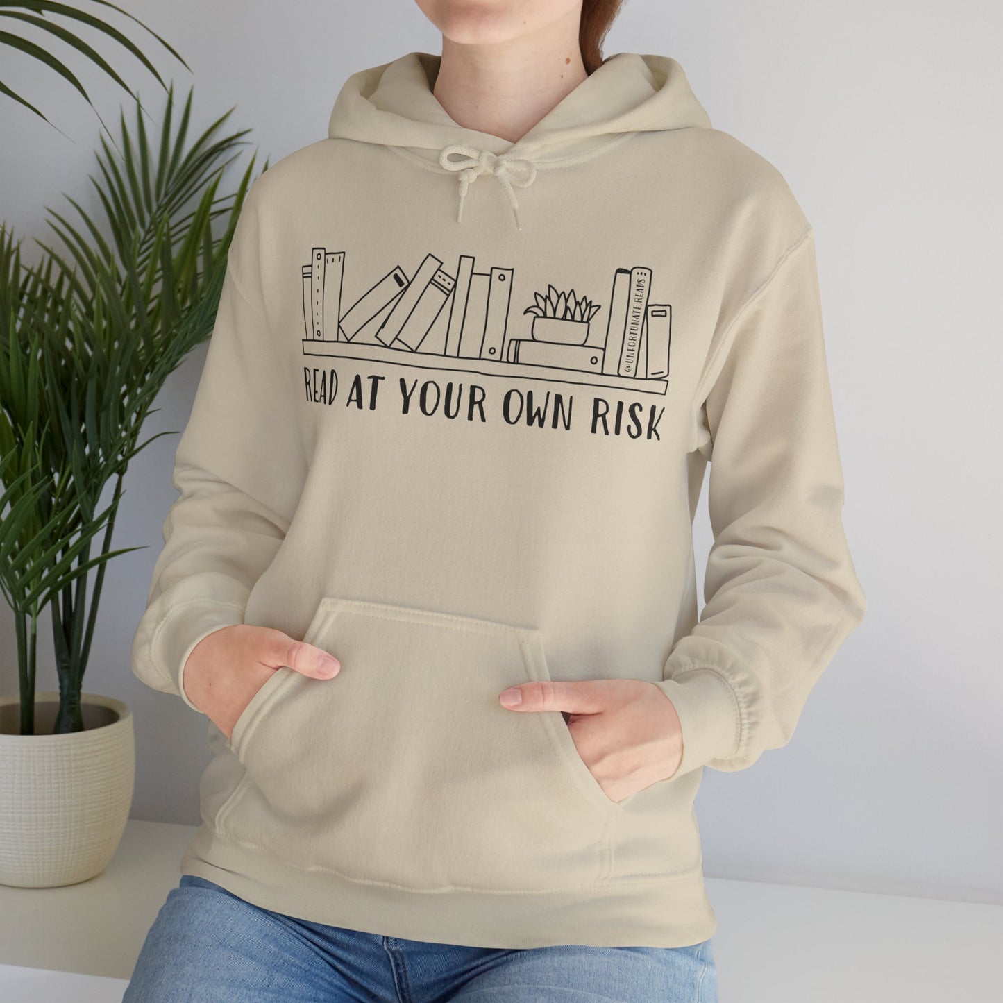 Read at Your Own Risk Unisex Heavy Blend™ Hoodie