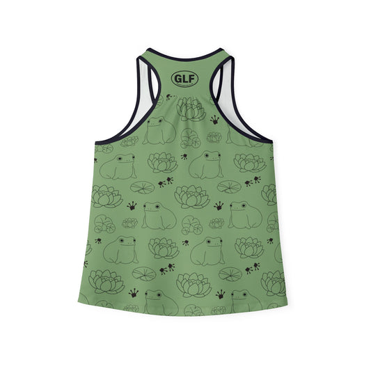 GLF Derpy Frog Tank - Sage