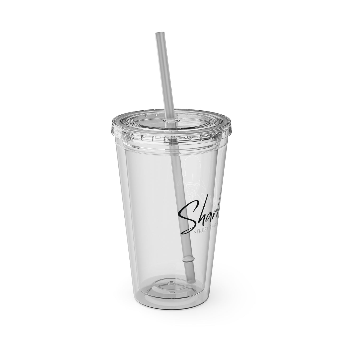 Sharksiders Tumbler with Straw, 16oz