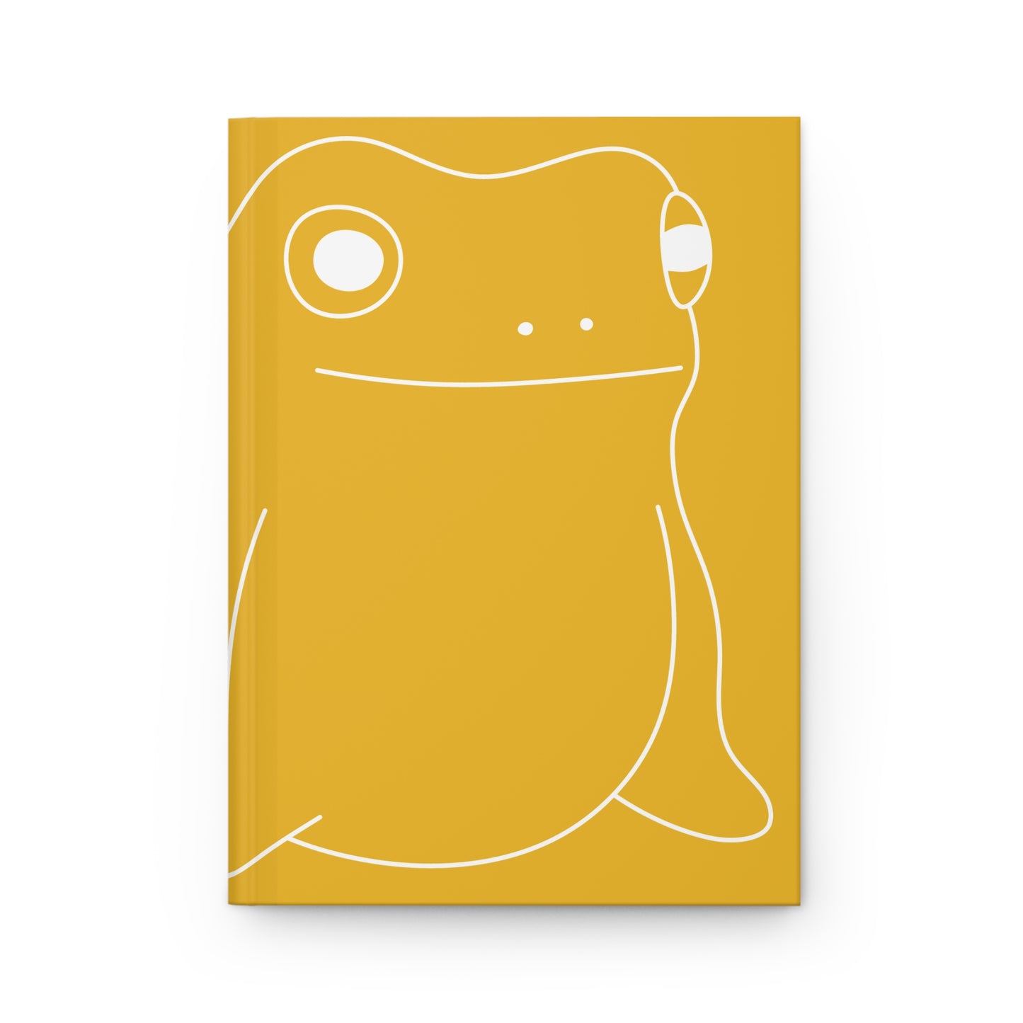 GLF Derpy Frog Hardcover Journal - Yellow
