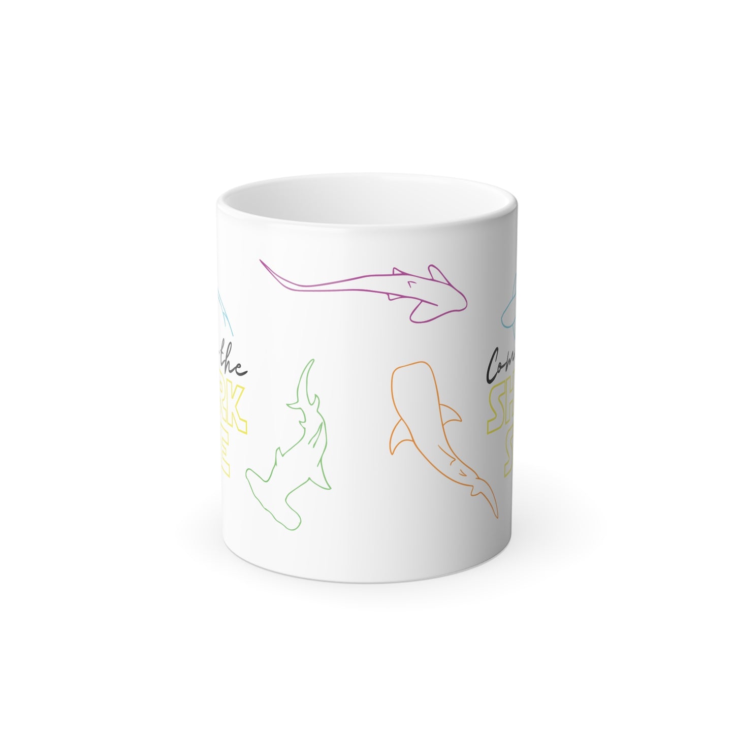 Come to the Shark Side Color Changing Mug - 11oz