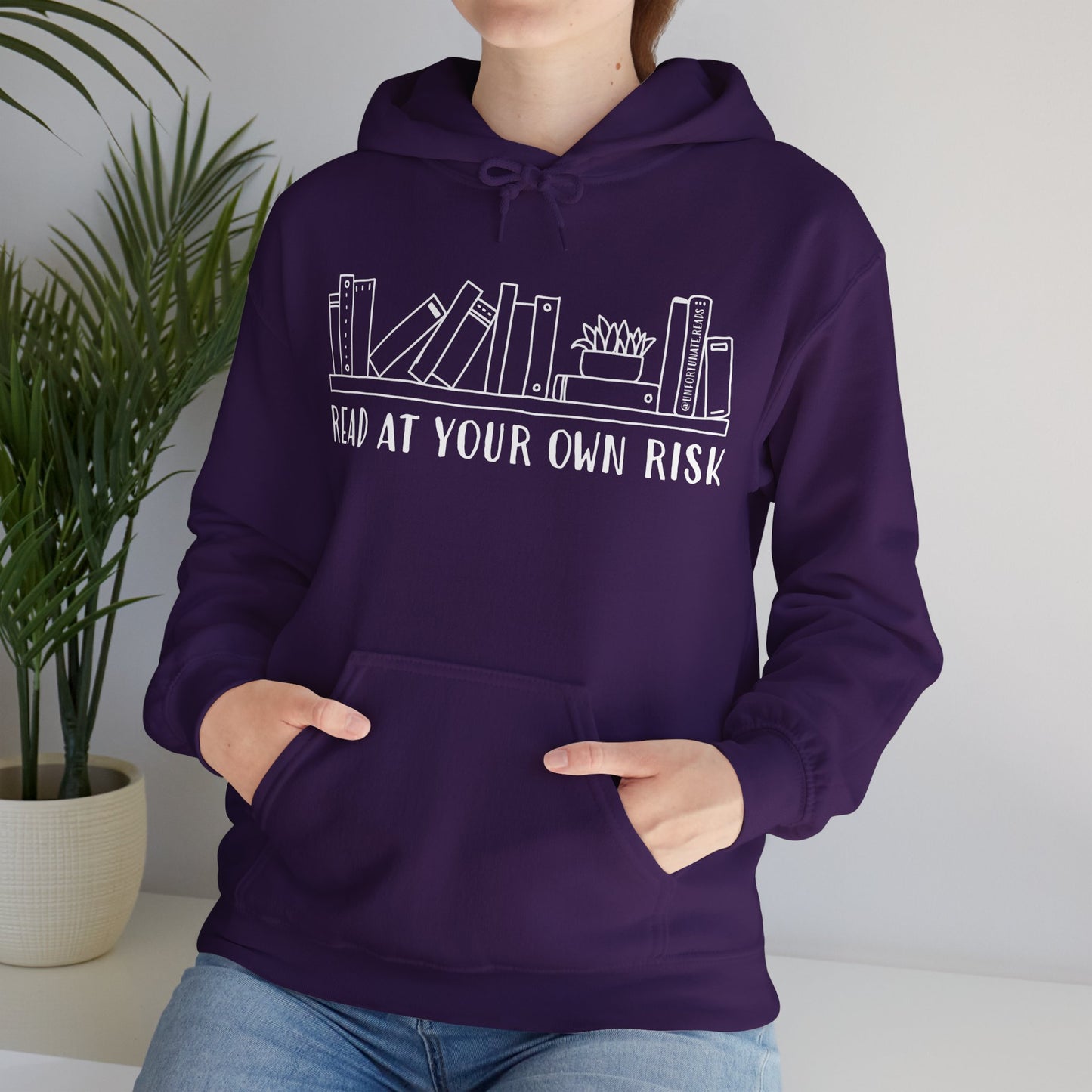 Read at Your Own Risk Unisex Heavy Blend™ Hoodie
