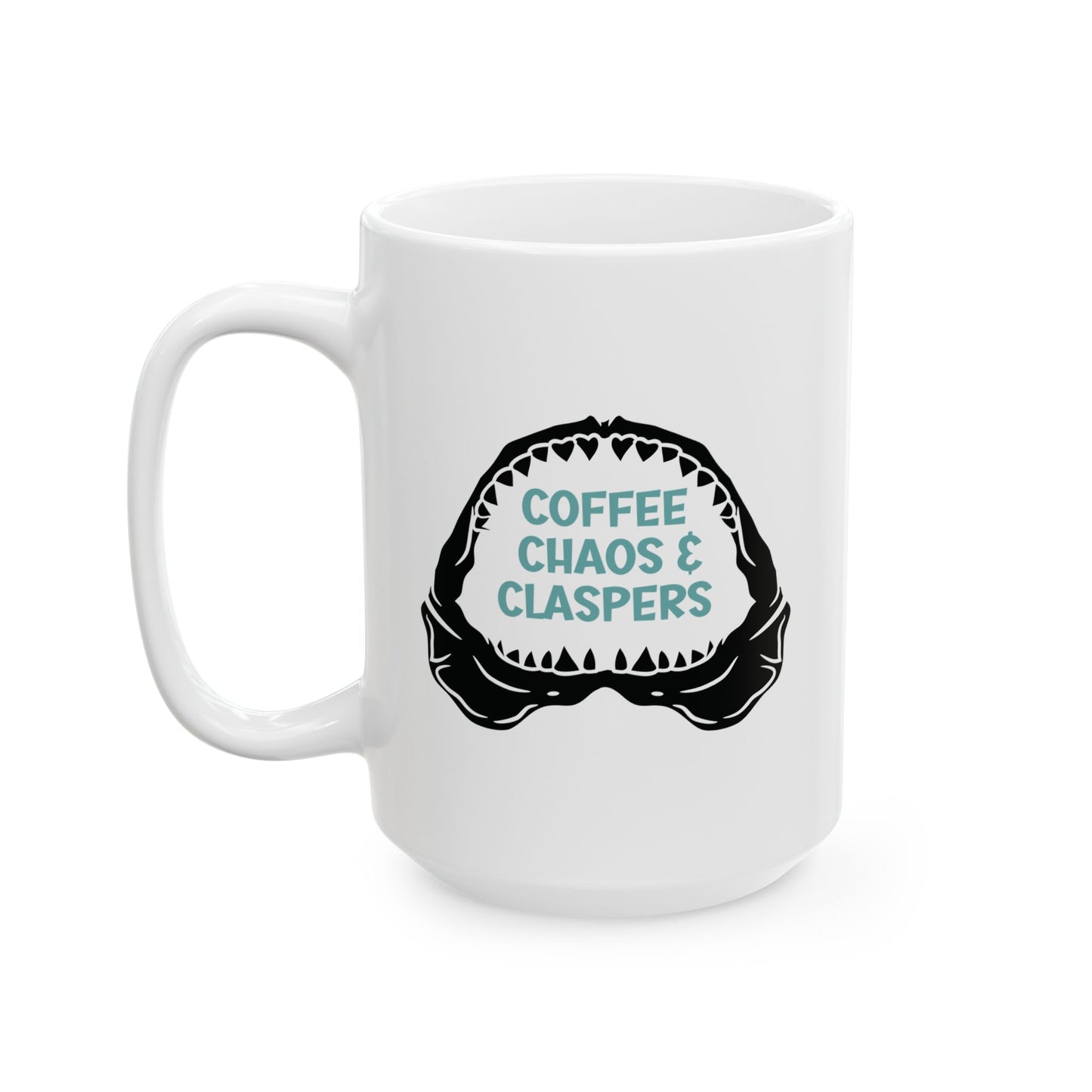 Chaos, Coffee, Claspers Mug (15oz)