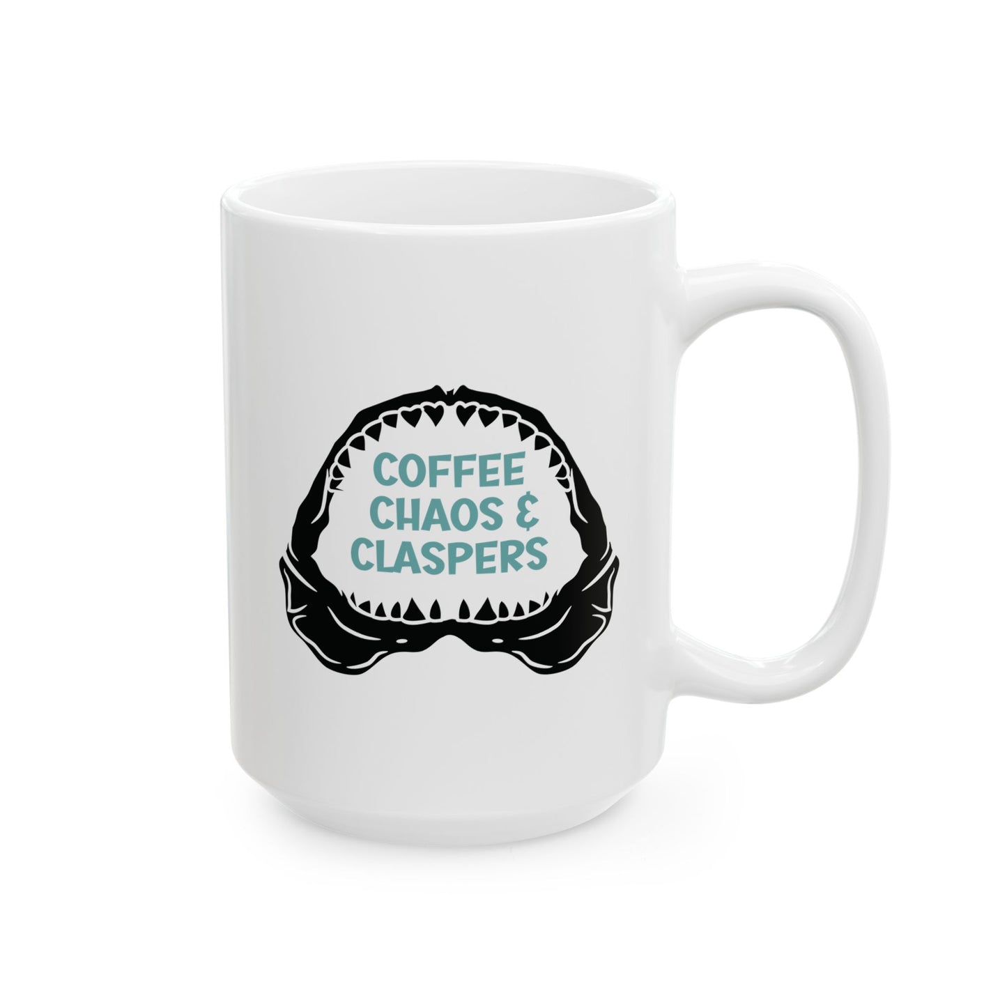 Chaos, Coffee, Claspers Mug (15oz)