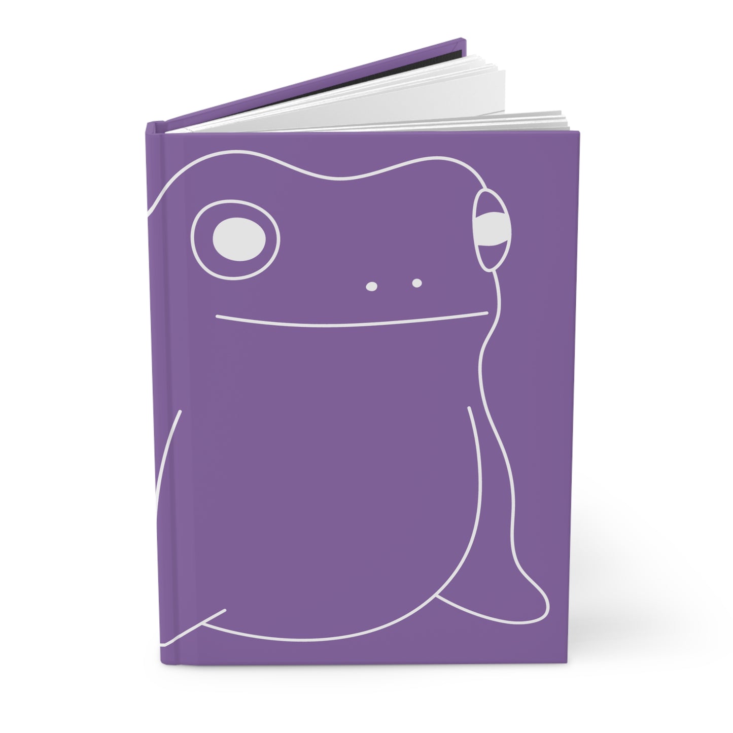 GLF Derpy Frog Hardcover Journal - Light Purple