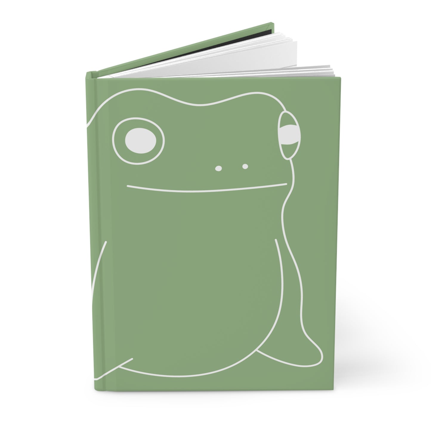 GLF Derpy Frog Hardcover Journal - Sage