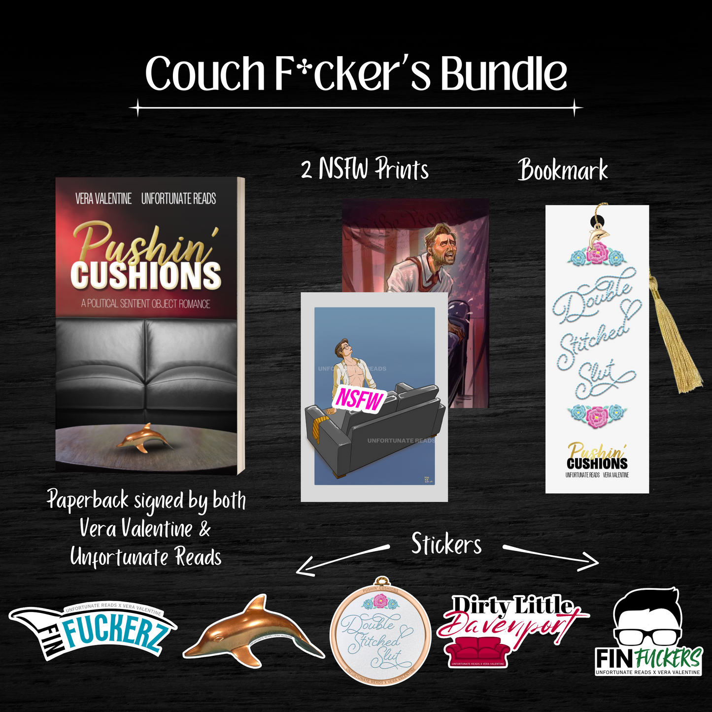 Pushin’ Cushions (Double Signed!)