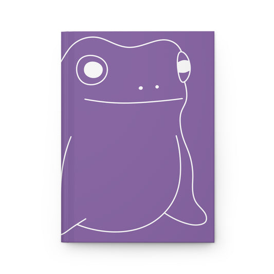 GLF Derpy Frog Hardcover Journal - Light Purple