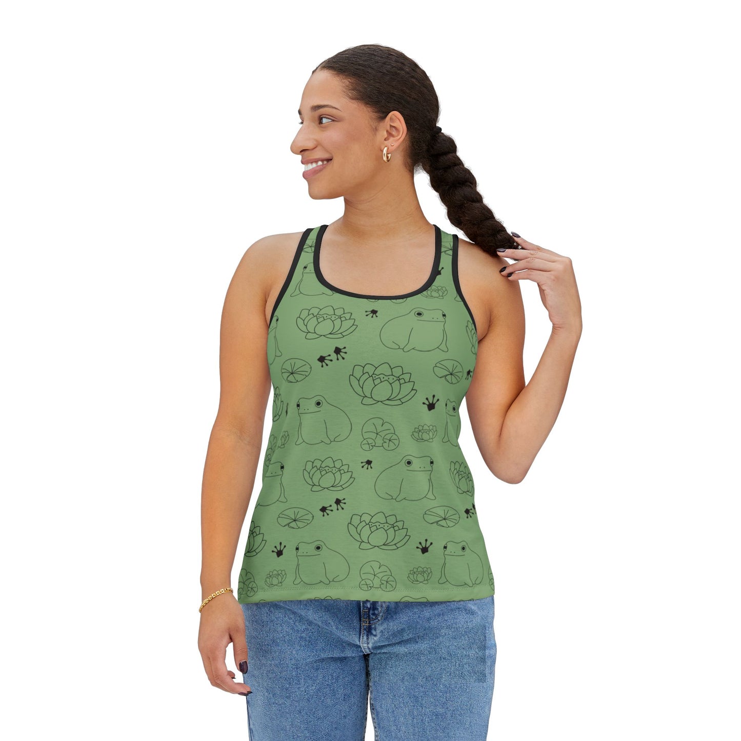 GLF Derpy Frog Tank - Sage