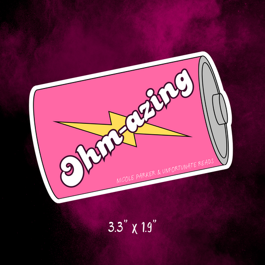 Ohm-Azing Battery Sticker