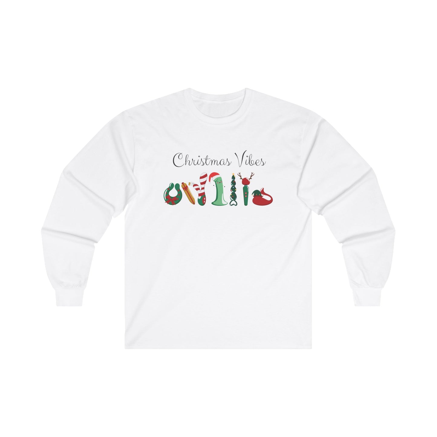 Christmas Vibes Unisex Long Sleeve Tee