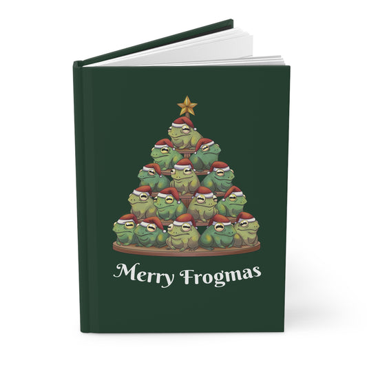 Frogmas Hardcover Journal