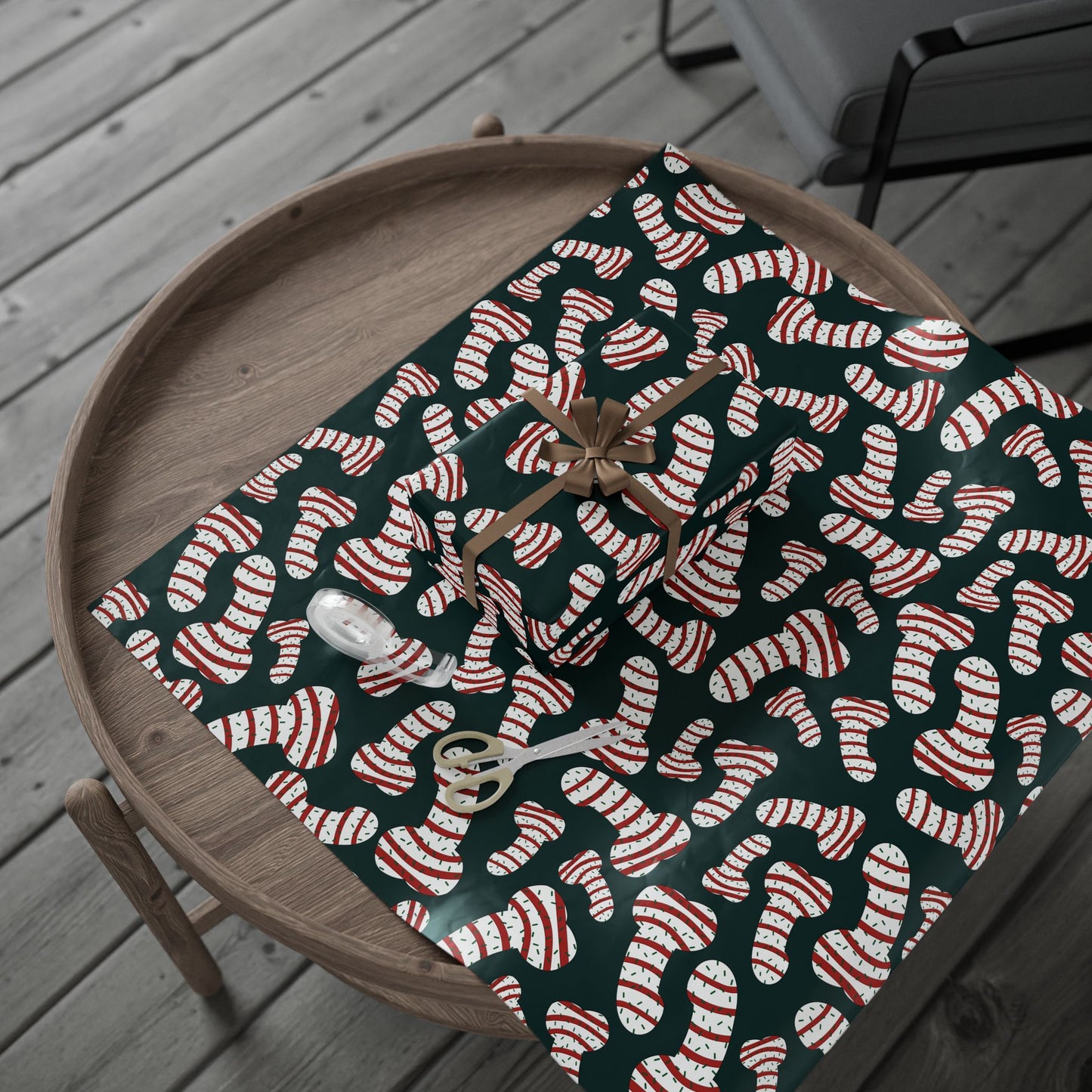 Dickmastree Cakes Wrapping Paper