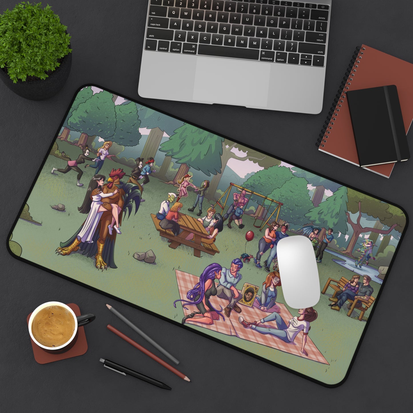 Ghostlight Falls Desk Mat