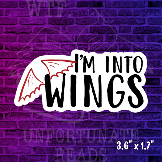 I'm Into Wings Sticker