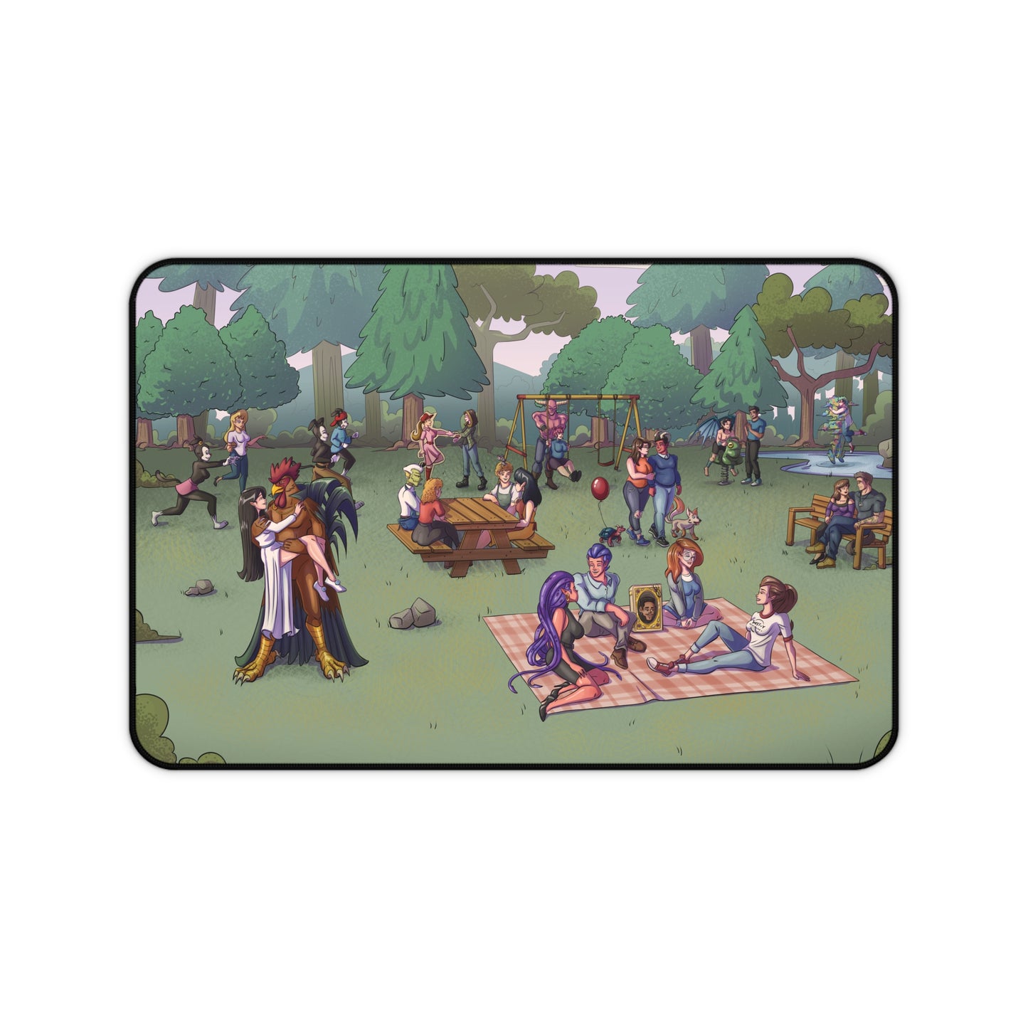 Ghostlight Falls Desk Mat