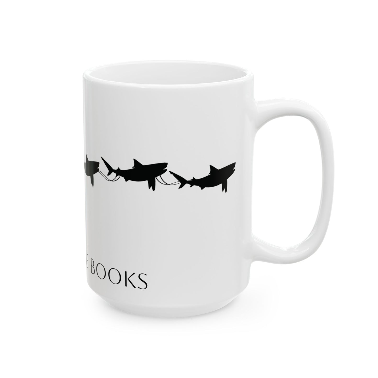 Sharkmas Ceramic Mug, (15oz)