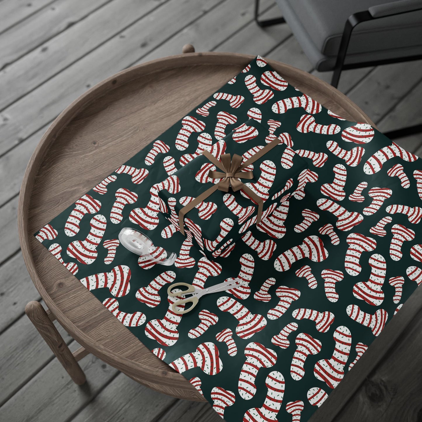 Dickmastree Cakes Wrapping Paper