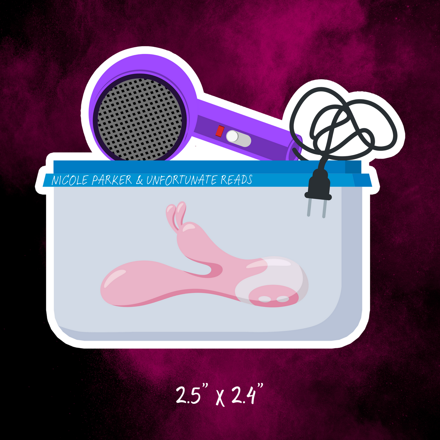 Vibrator Tupperware Sticker